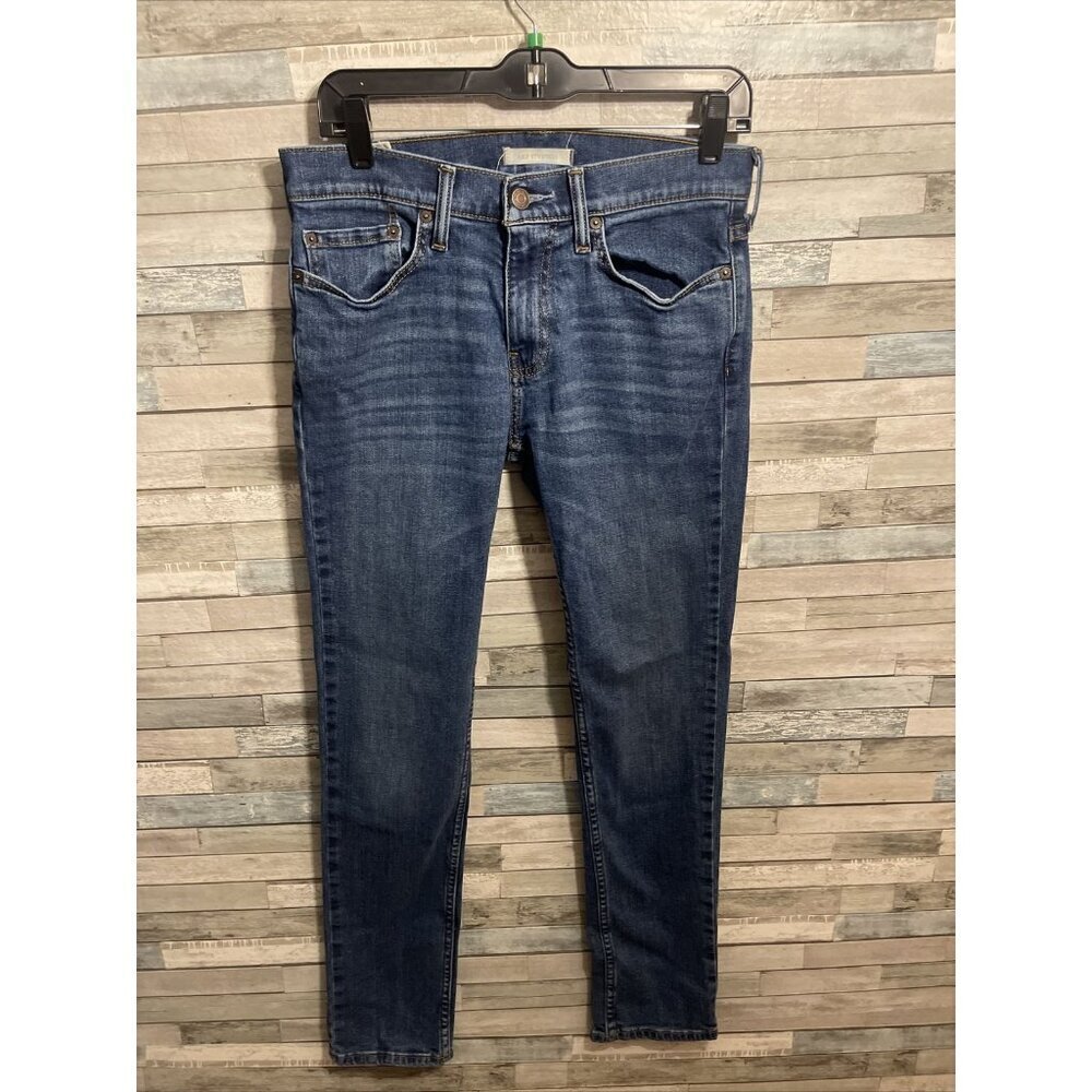 Men’s abercrombie and fitch denim jeans dark wash skinny leg size 29x32